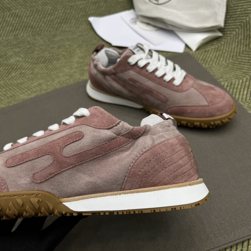 Hermes Jet Sneakers in Red Suede Leather - Image 2