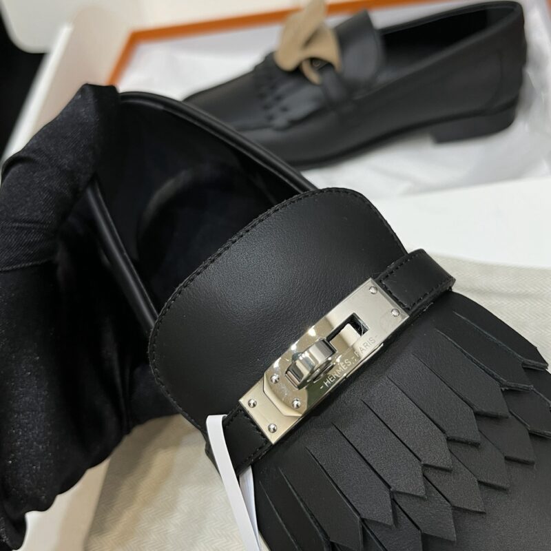 Hermes Royal Loafer with Black Leather - Image 5
