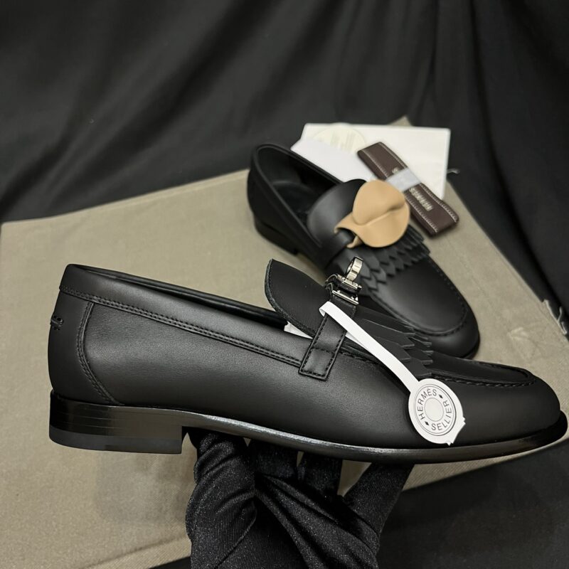 Hermes Royal Loafer with Black Leather - Image 2