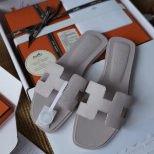 Hermes Oran Sandals with Pink Epsom Leather