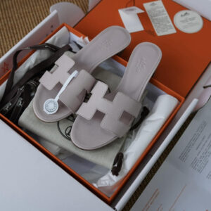 Hermes Oasis Sandals with Pink Epsom Leather