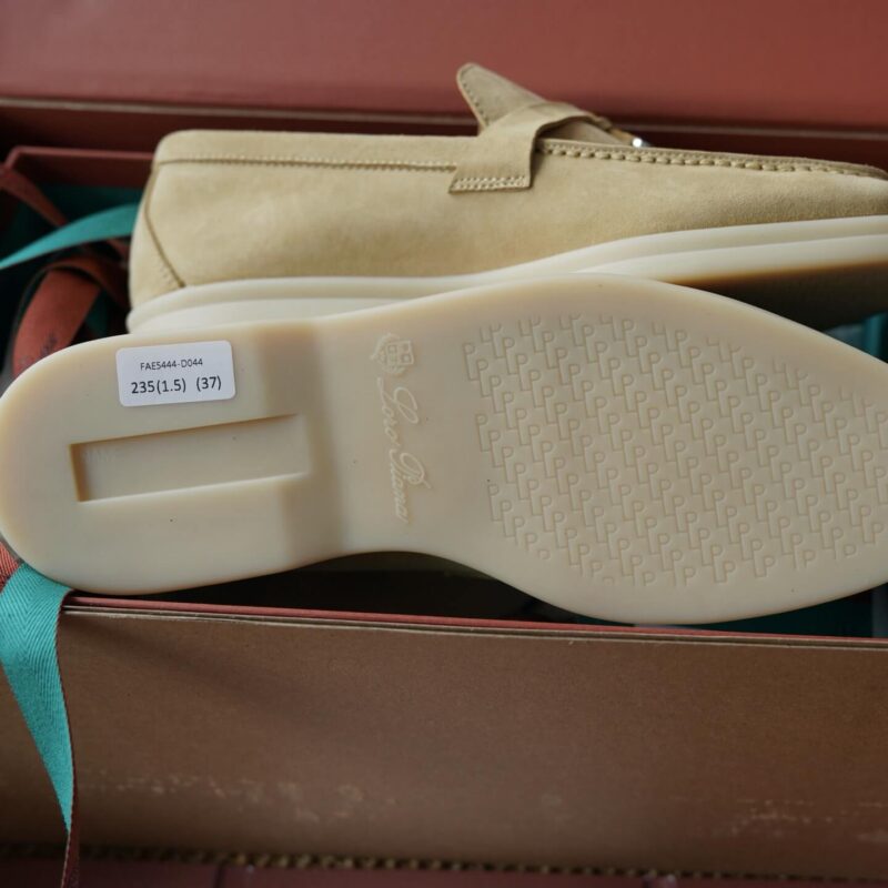 Loro Piana Summer Charms Walk Rock Suede Loafers - Image 5