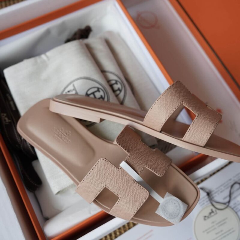 Hermes Oran Sandals with Semelle Epsom Leather - Image 5