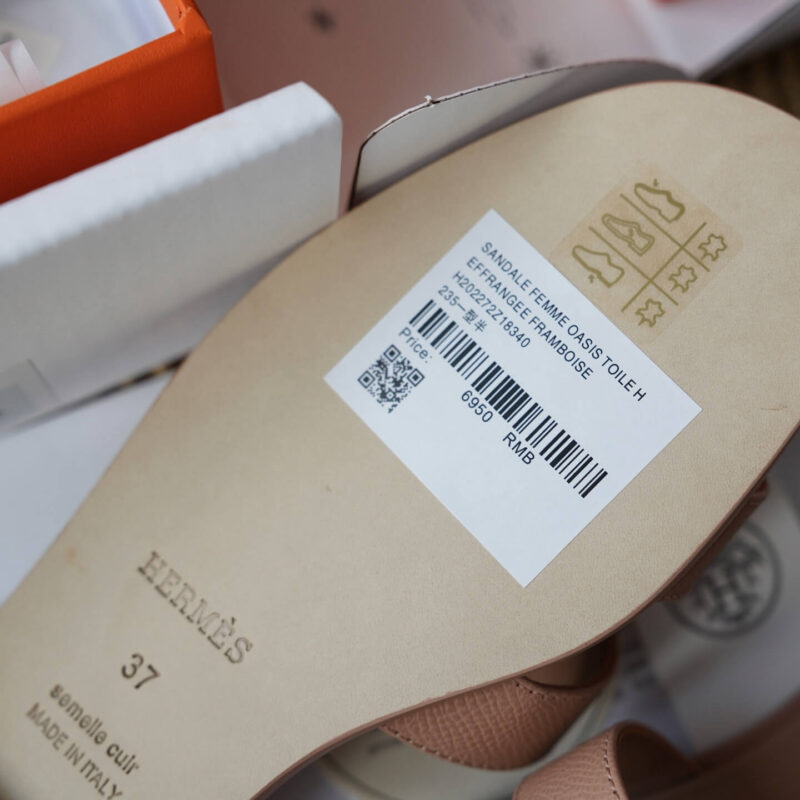 Hermes Oran Sandals with Semelle Epsom Leather - Image 7