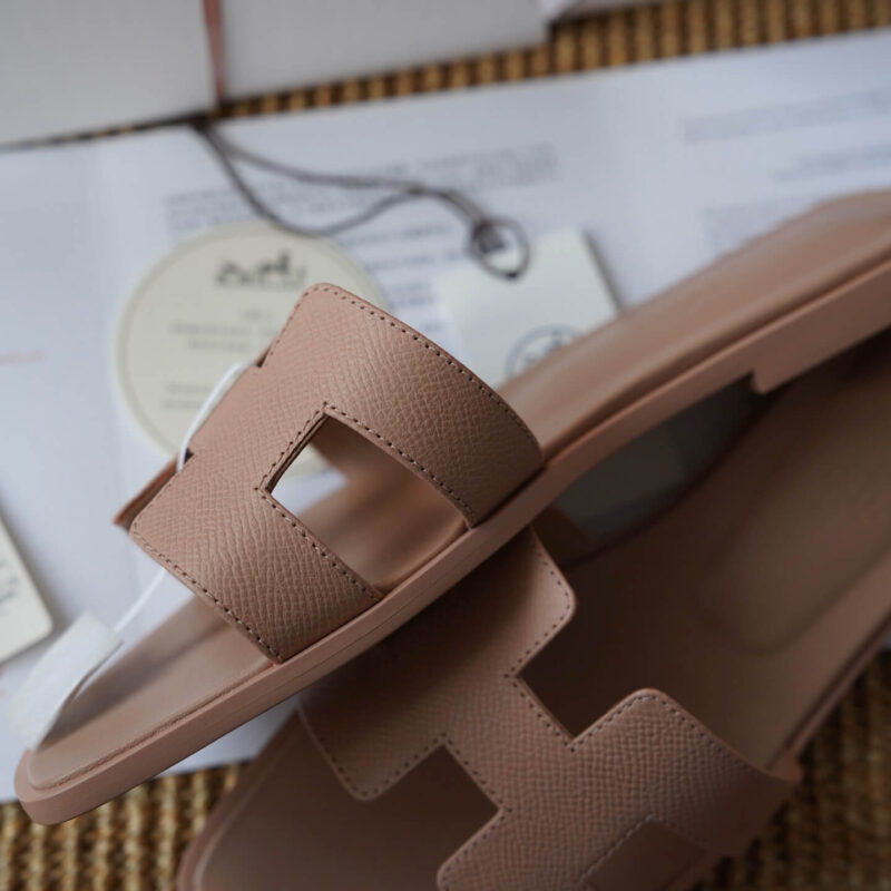 Hermes Oran Sandals with Semelle Epsom Leather - Image 9