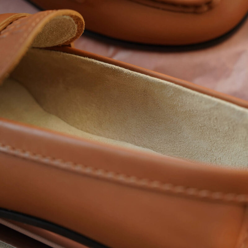Miu Miu Penny Loafers with Brown Leather - Image 5
