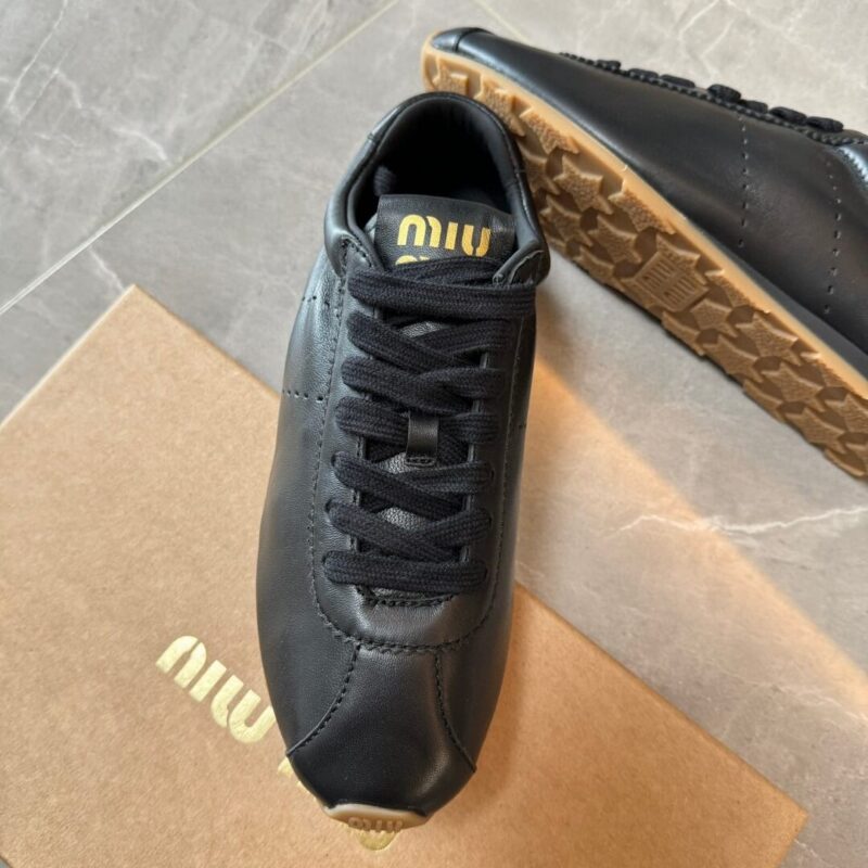 Miu Miu Plume Black Sneaker - Image 3