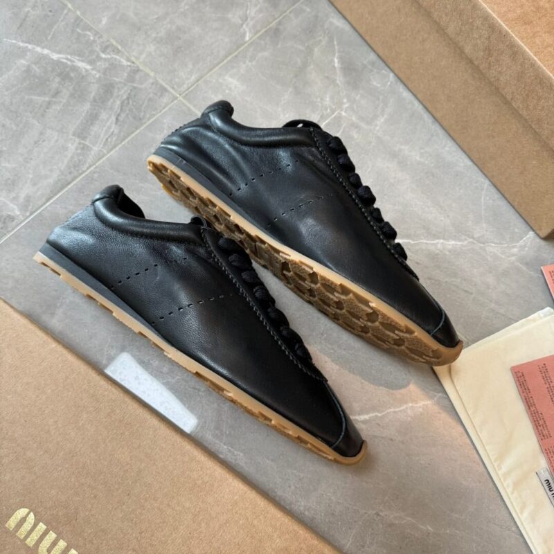 Miu Miu Plume Black Sneaker - Image 6
