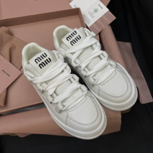 Miu Miu Sneaker with White Leather