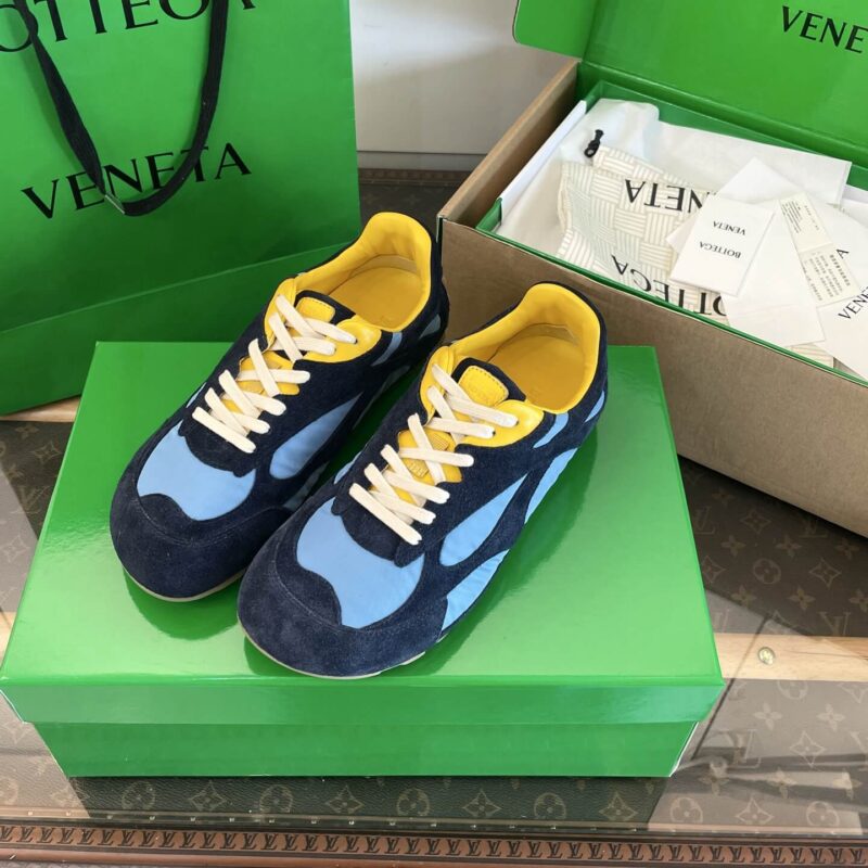 Bottega Veneta Orbit Flash Sneaker Blue - Image 2
