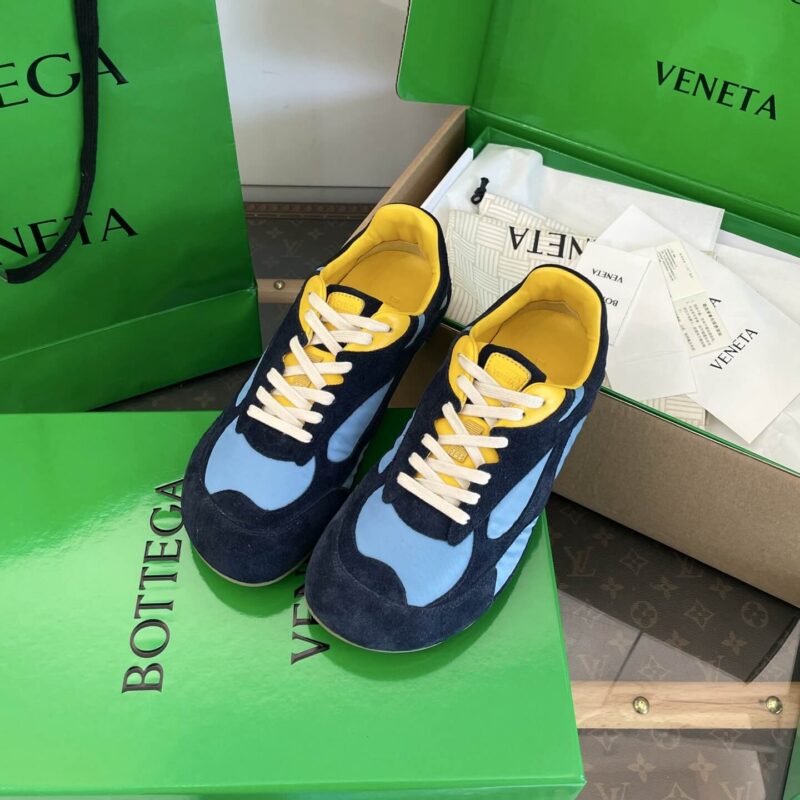 Bottega Veneta Orbit Flash Sneaker Blue - Image 6