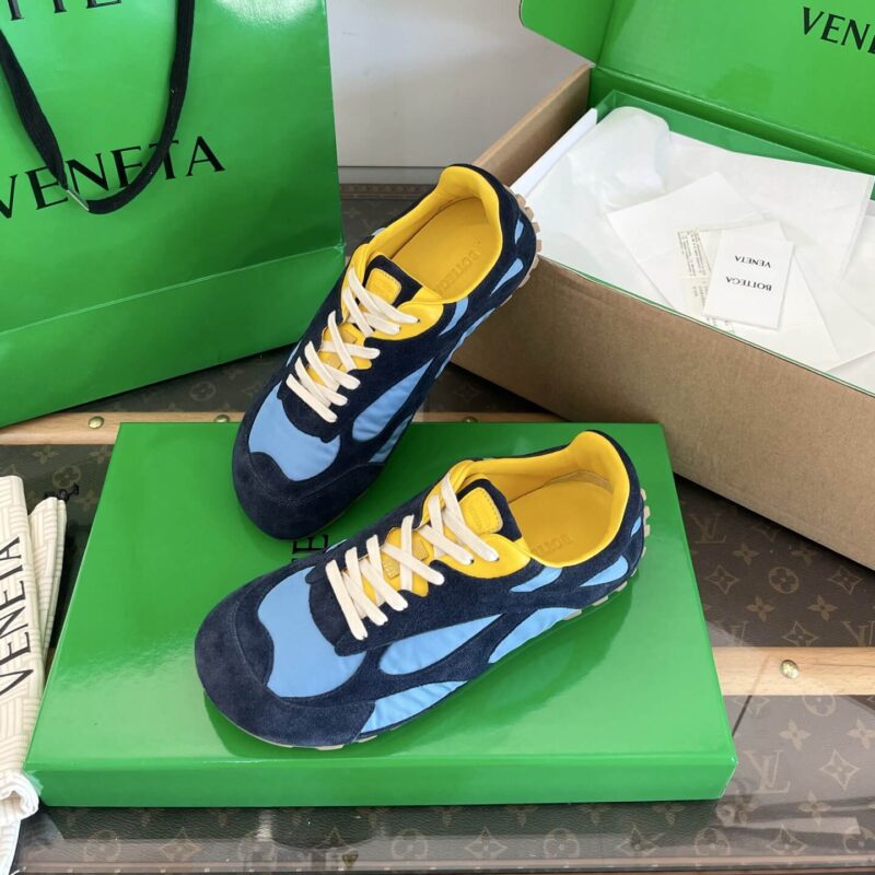 Bottega Veneta Orbit Flash Sneaker Blue - Image 7