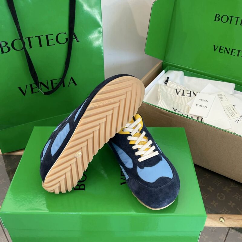 Bottega Veneta Orbit Flash Sneaker Blue - Image 9