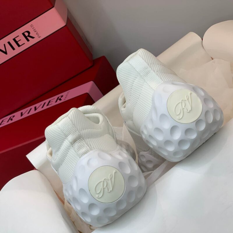 Roger Vivier Viv Run Moonlight White Sneakers - Image 9