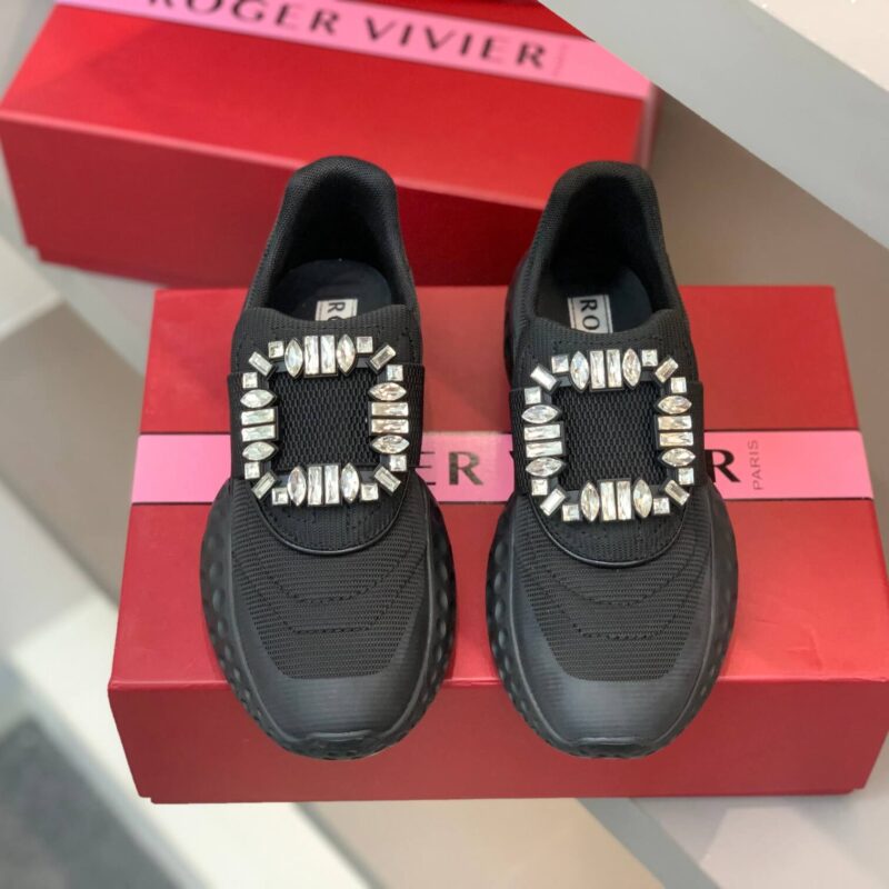 Roger Vivier Viv Run Moonlight Black Sneakers - Image 2