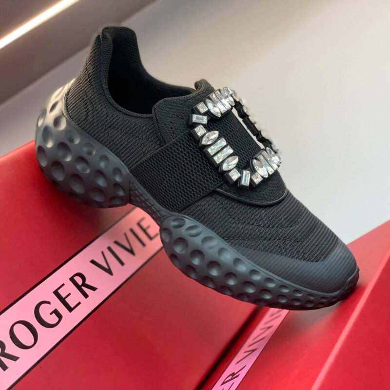 Roger Vivier Viv Run Moonlight Black Sneakers - Image 5