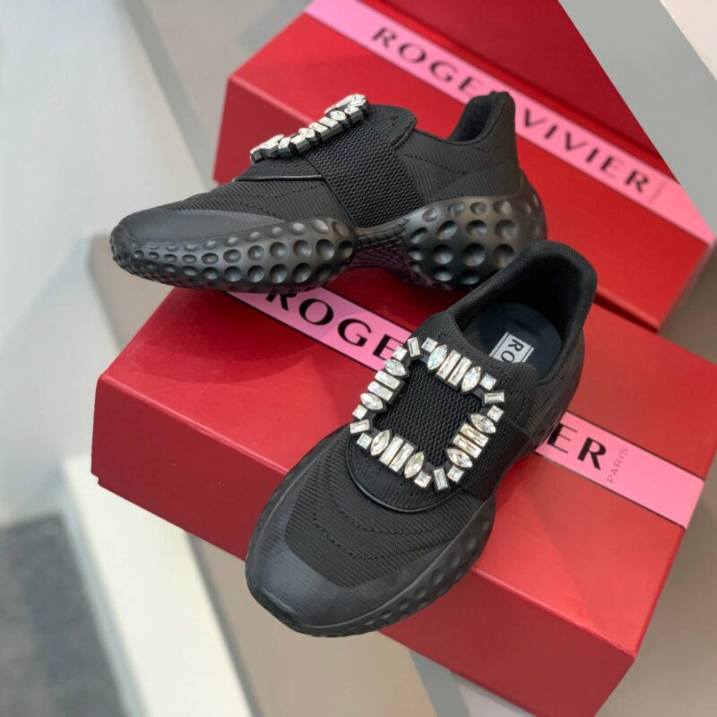 Roger Vivier Viv Run Moonlight Black Sneakers - Image 6