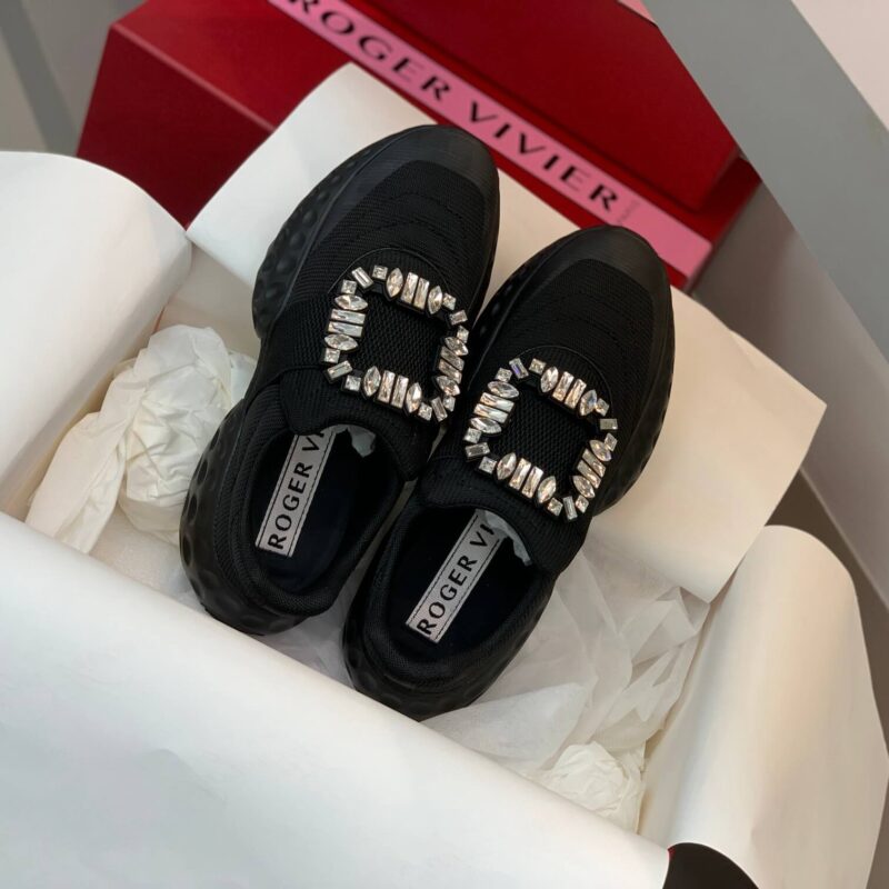 Roger Vivier Viv Run Moonlight Black Sneakers - Image 7