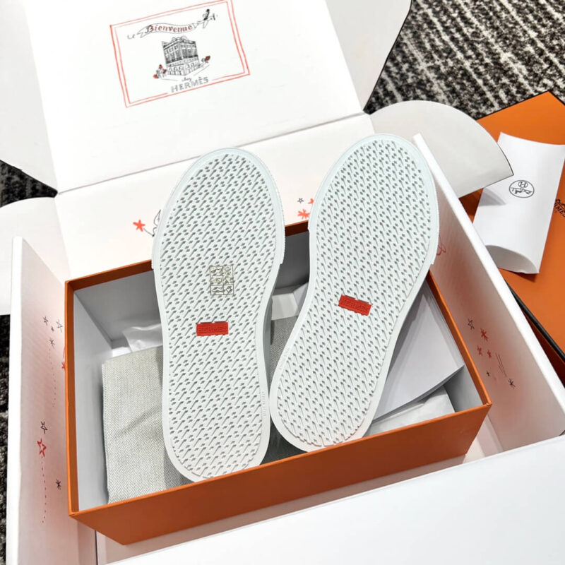 Hermes White Day Sneakers - Image 2