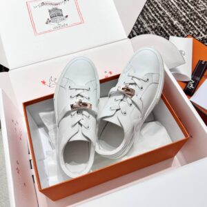 Hermes White Day Sneakers