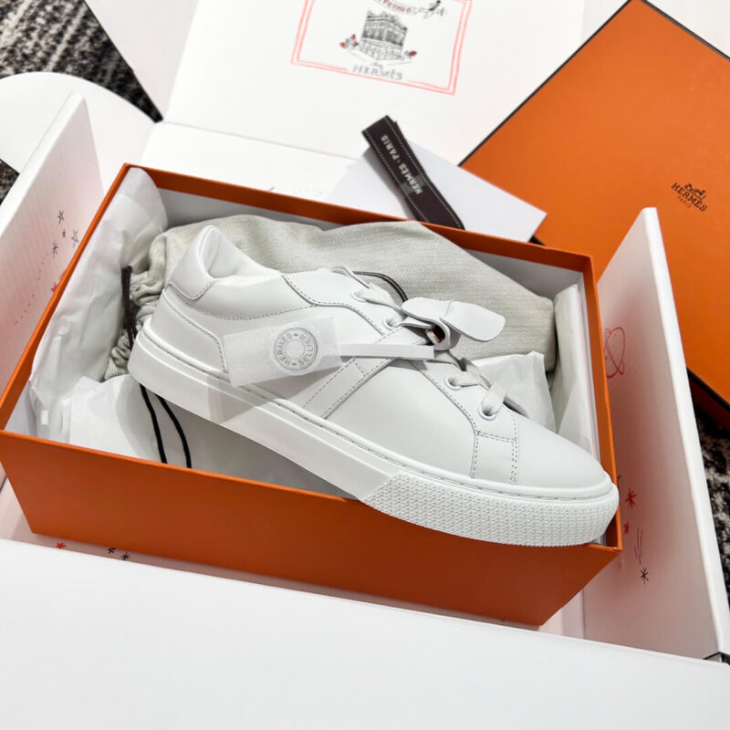 Hermes White Day Sneakers - Image 3