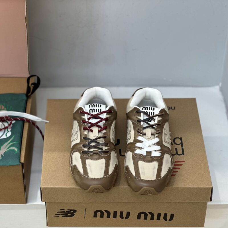 Miu Miu x New Balance 530 Grey Sneakers - Image 4
