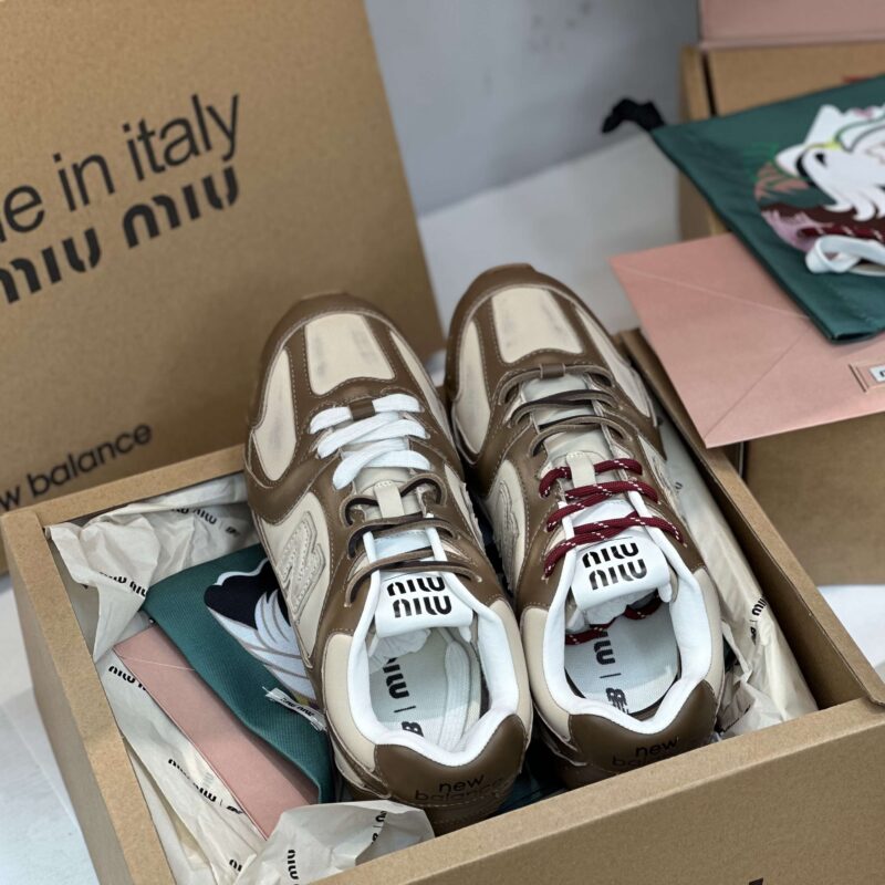 Miu Miu x New Balance 530 Grey Sneakers - Image 8