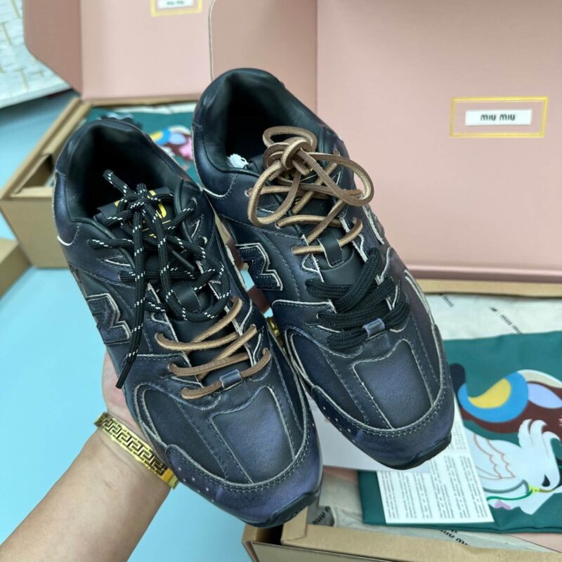 Miu Miu x New Balance 530 Black Sneakers - Image 5