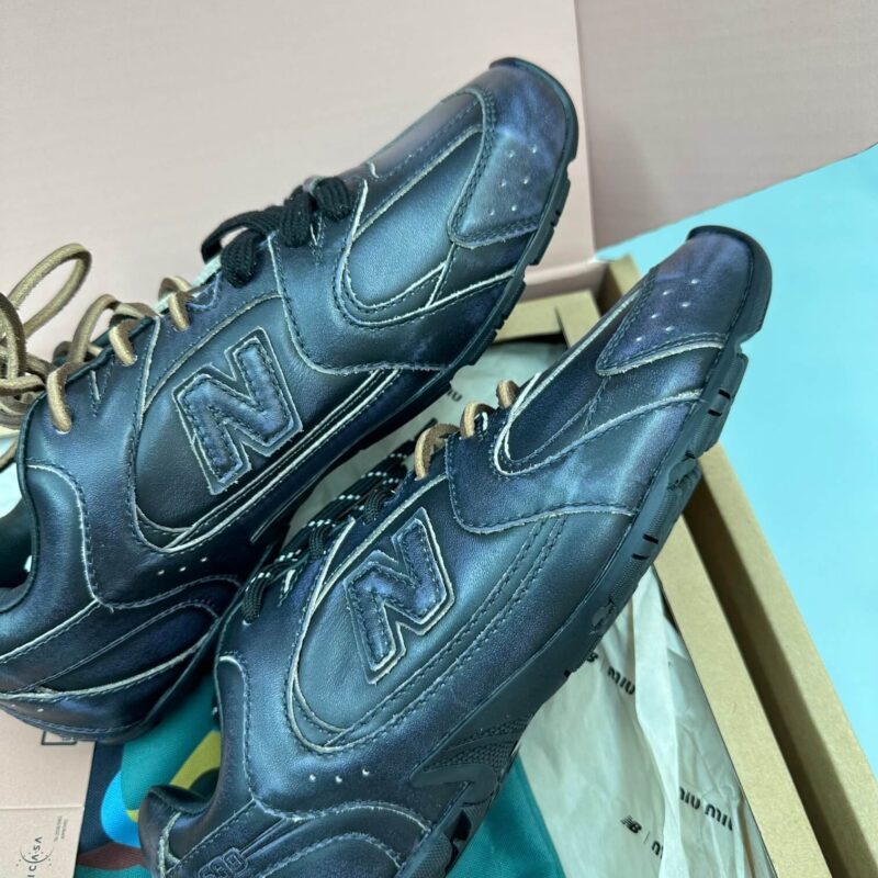 Miu Miu x New Balance 530 Black Sneakers - Image 8