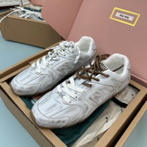 Miu Miu x New Balance 530 White Sneakers