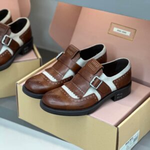 Miu Miu X Church'S Brown Loafers