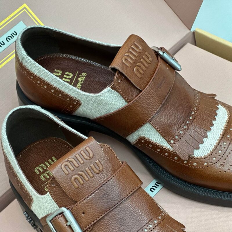 Miu Miu X Church'S Brown Loafers - Image 8