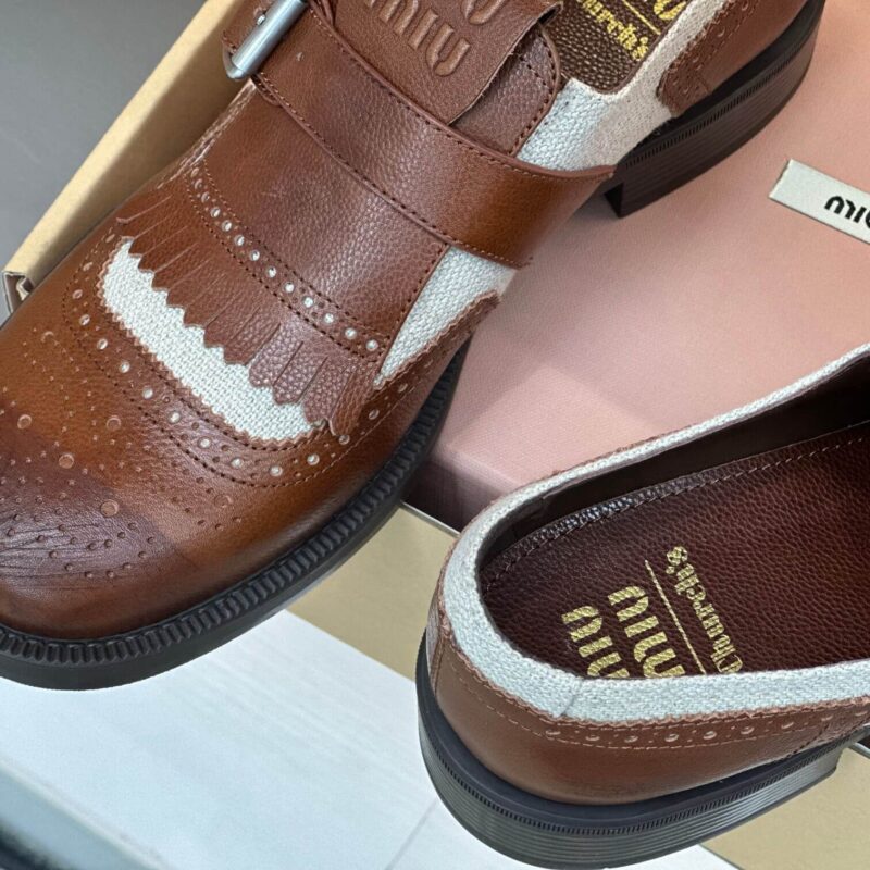 Miu Miu X Church'S Brown Loafers - Image 9