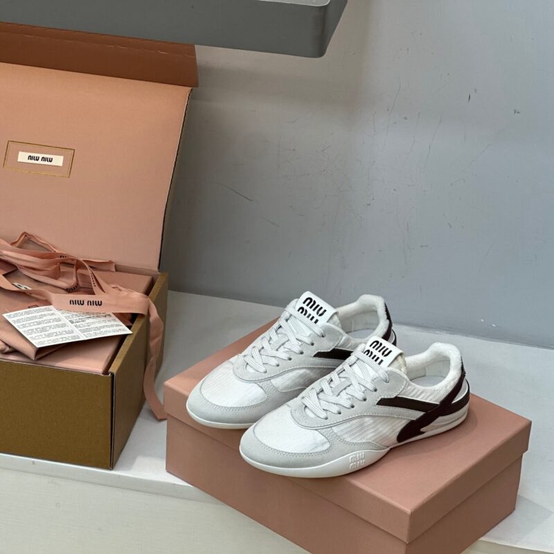 Miu Miu Gymnasium Sneakers White - Image 3