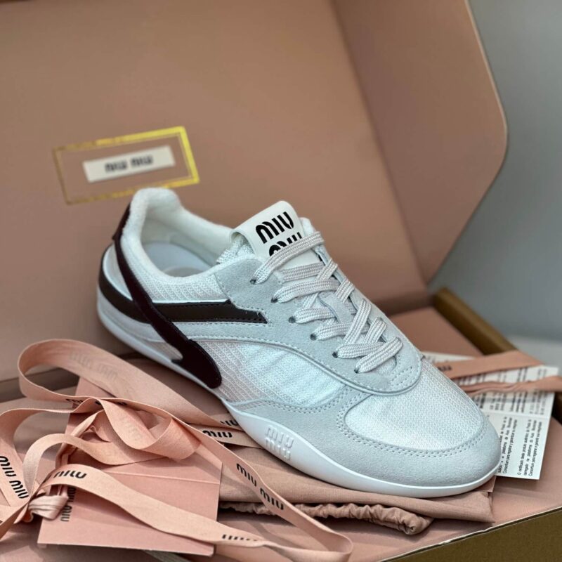 Miu Miu Gymnasium Sneakers White - Image 5