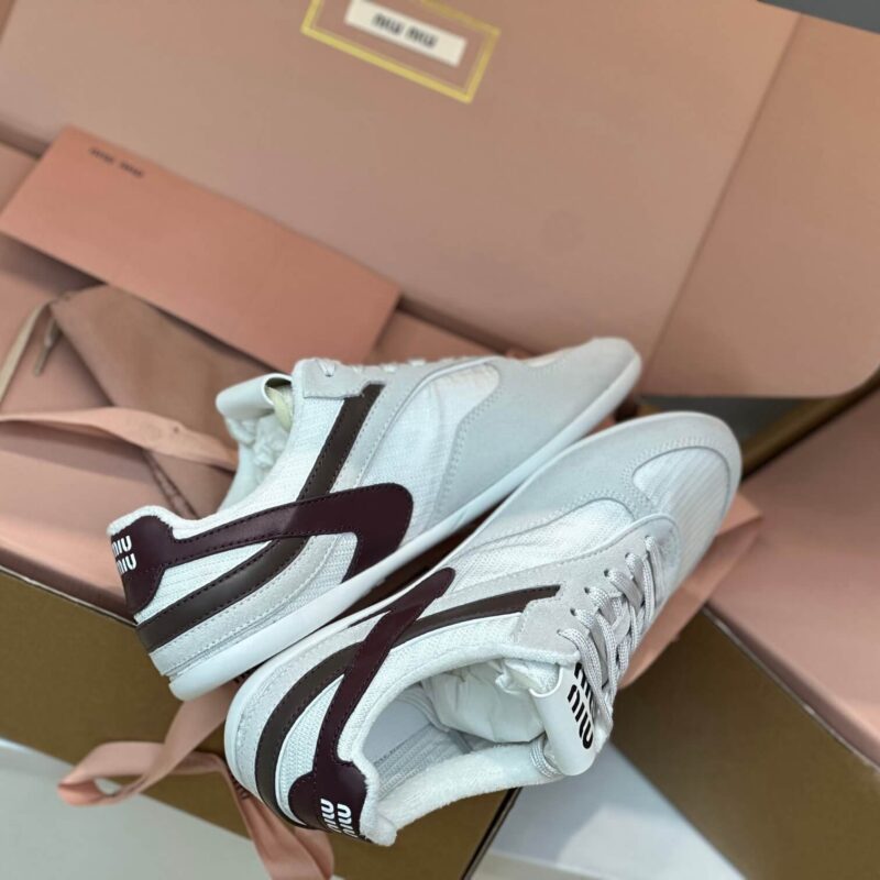 Miu Miu Gymnasium Sneakers White - Image 7