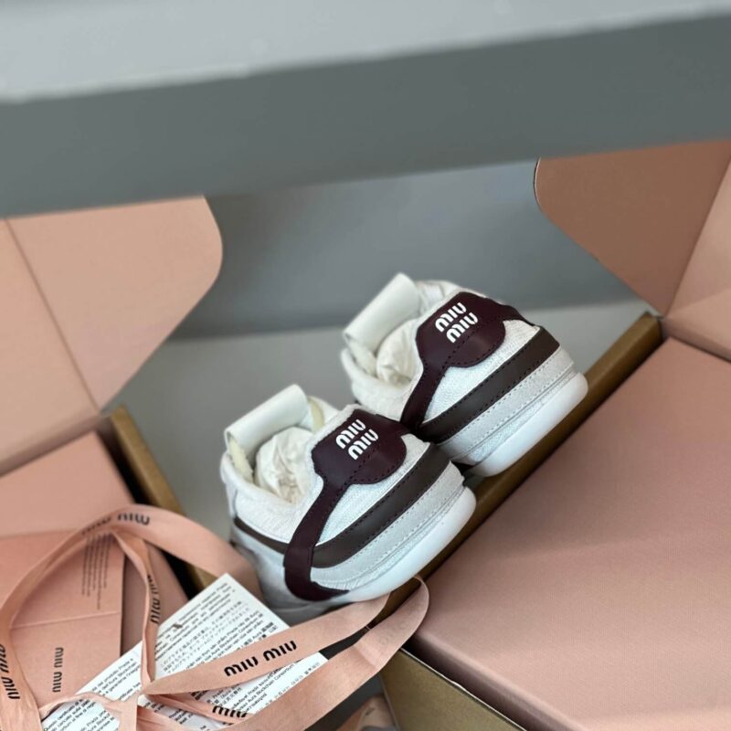 Miu Miu Gymnasium Sneakers White - Image 8