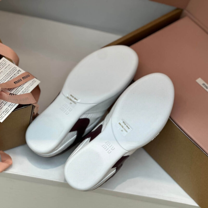 Miu Miu Gymnasium Sneakers White - Image 9