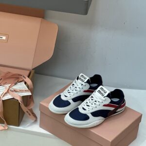 Miu Miu Gymnasium Sneakers Blue