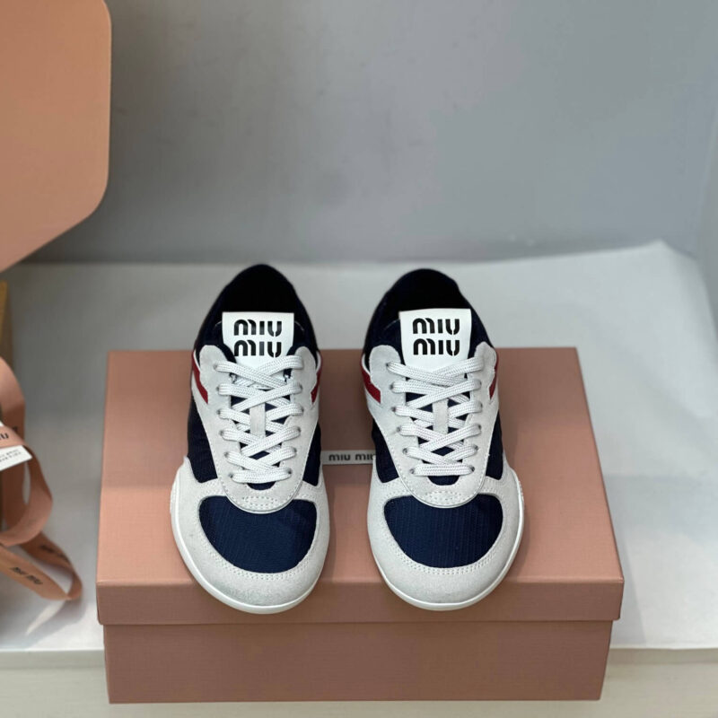 Miu Miu Gymnasium Sneakers Blue - Image 2