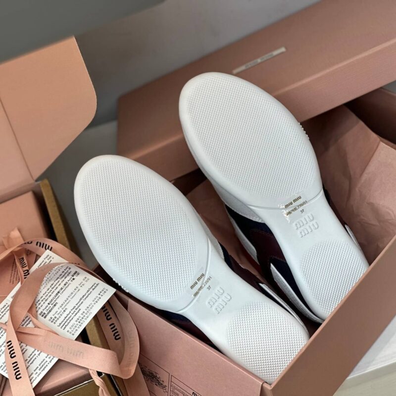 Miu Miu Gymnasium Sneakers Blue - Image 8