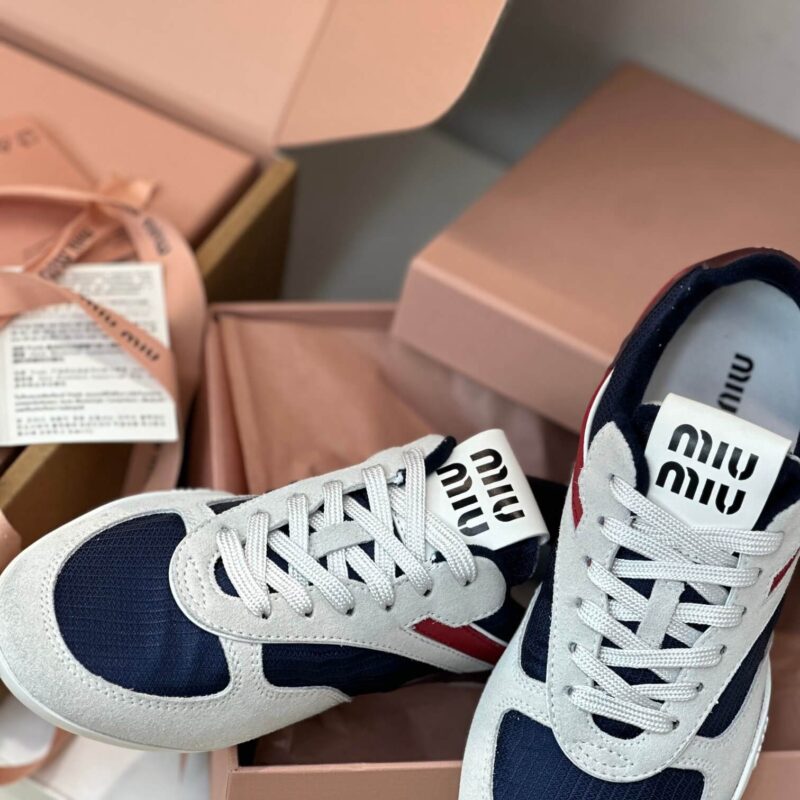 Miu Miu Gymnasium Sneakers Blue - Image 9