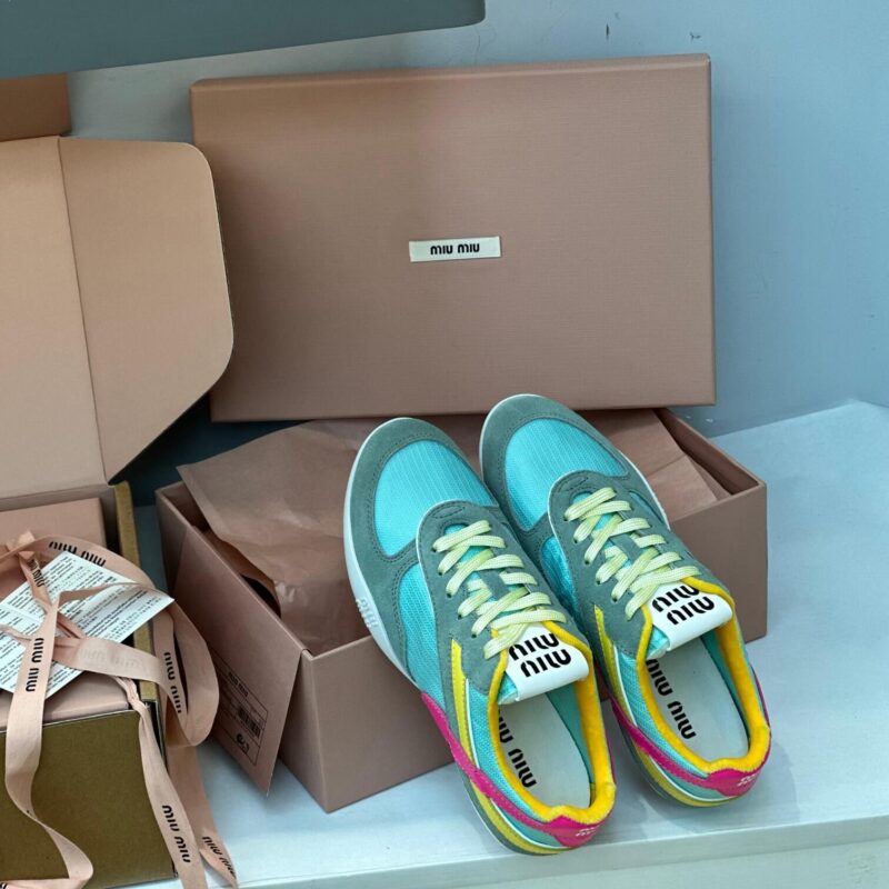 Miu Miu Gymnasium Sneakers Multicolor - Image 6