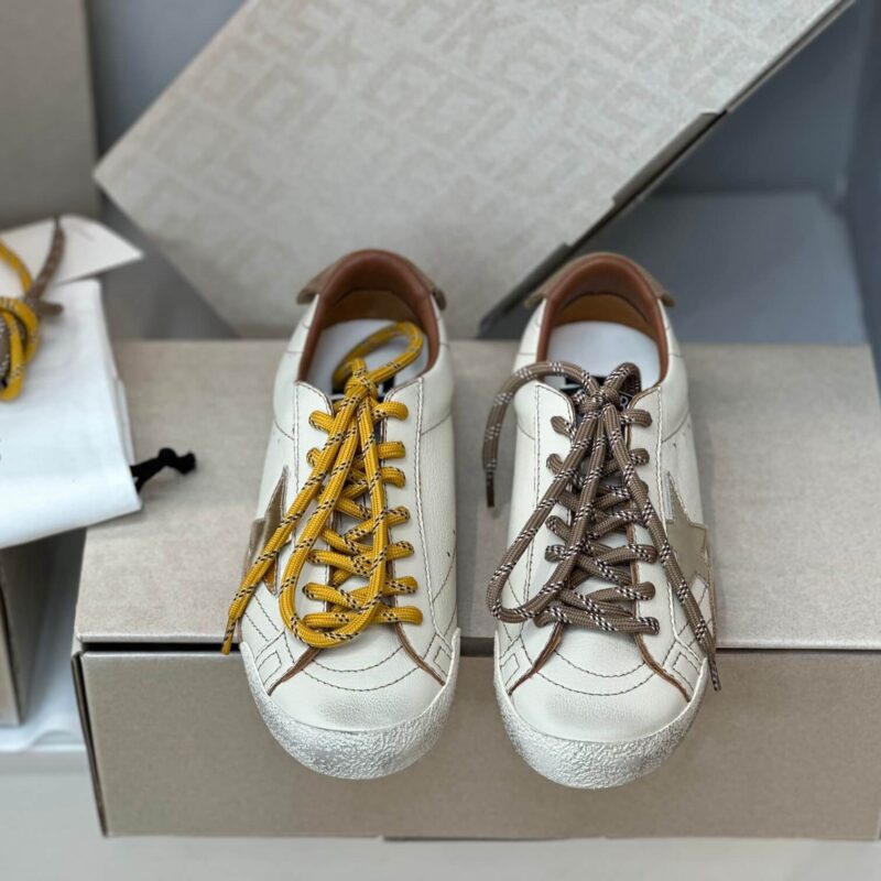 Golden Goose True-Star in White suede Sneakers - Image 2