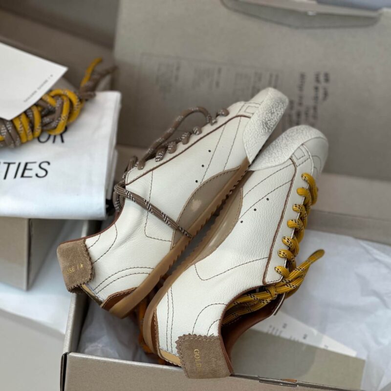 Golden Goose True-Star in White suede Sneakers - Image 3