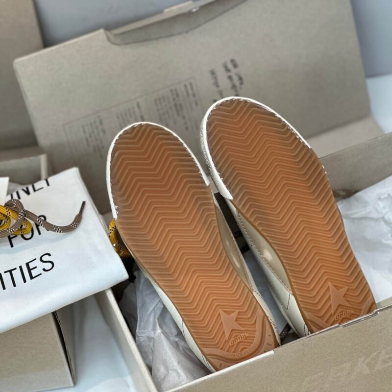 Golden Goose True-Star in White suede Sneakers - Image 7