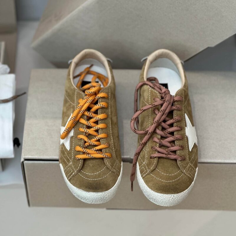 Golden Goose True-Star in tobacco-colored suede Sneakers - Image 3