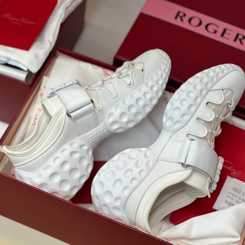 Roger Vivier Viv Run White Sneakers - Image 3