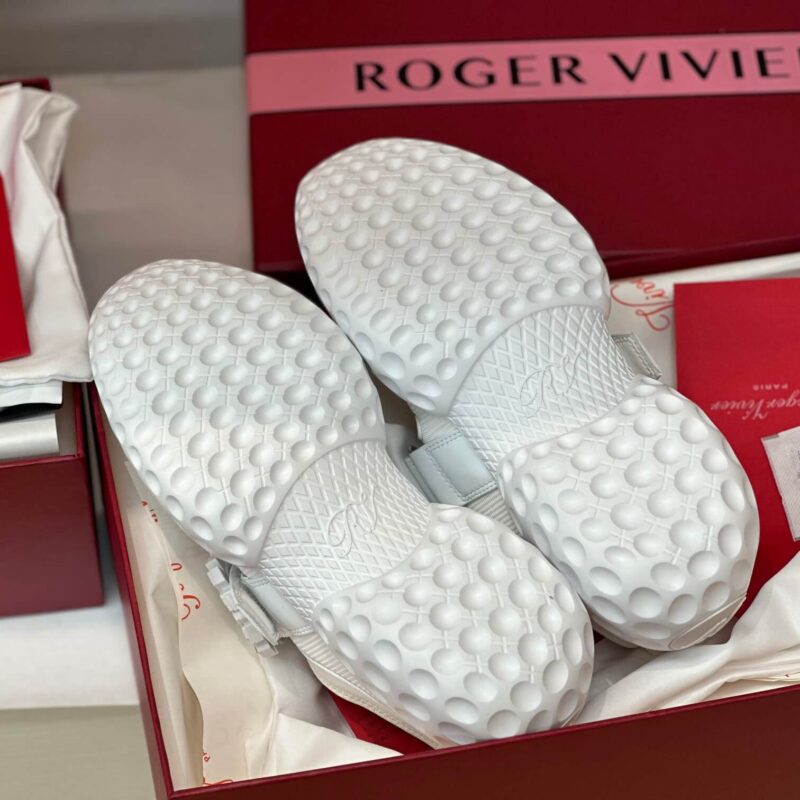 Roger Vivier Viv Run White Sneakers - Image 7
