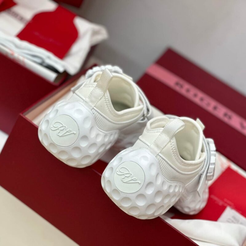 Roger Vivier Viv Run White Sneakers - Image 9